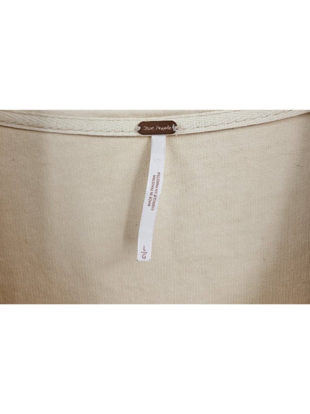 Free People Ruby Jacket LARGE Farther Shores Tan Fleece Shacket - Picture 4 of 6